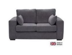 Heart of House Eton Regular Fabric Sofa - Charcoal